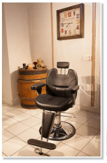 Fauteuil de barbier du Salon d'Anouk