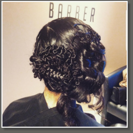 Chignon de marie Organza