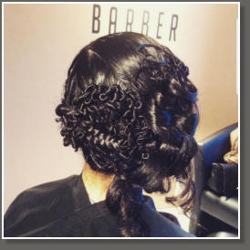 Chignon de marie Organza